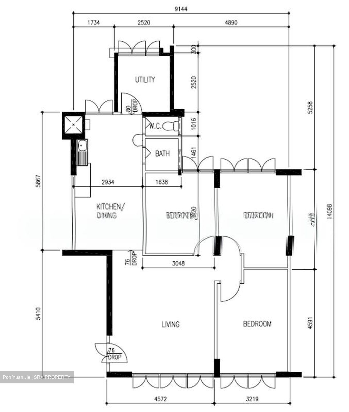 Blk 54 Marine Terrace Haven (Marine Parade), HDB 4 Rooms #560093081